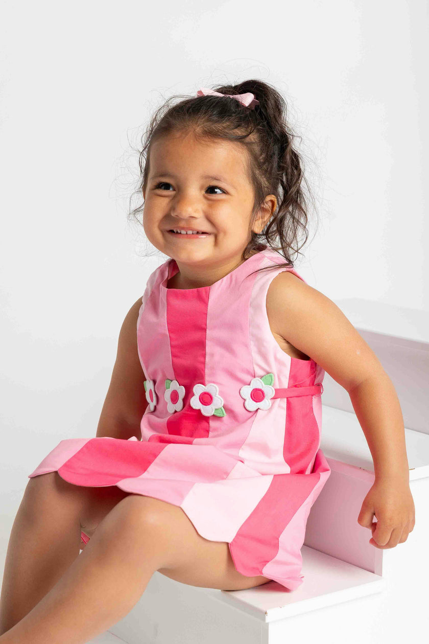Poplin Panel Dress