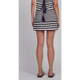 CARIA STRIPE CROCHET TOP