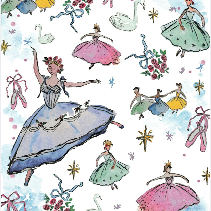 Victorian Ballerina Minky Blanket