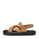 Rick Velcro Strap Leather Sandals