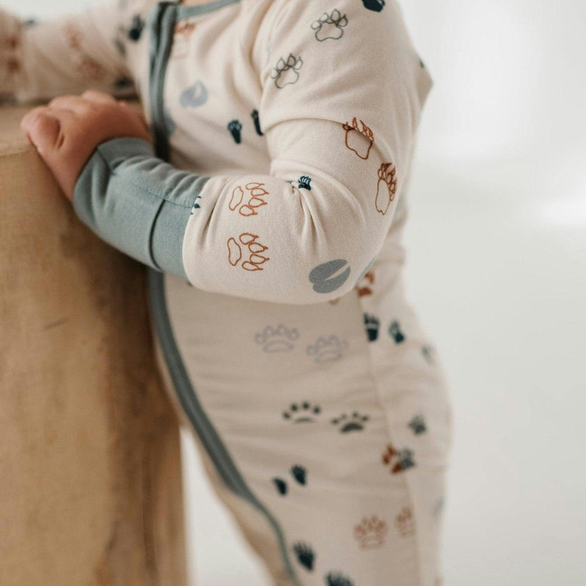 Long Sleeve Zip Romper Christmas Dogs