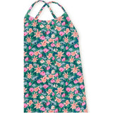 Cross Back One-Piece Swimsuit, Blue