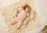 The Baby bear 8.5" Shell pink & strawberry