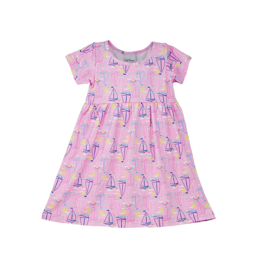 UPF 50+ Laya Short Sleeve Tee Dress