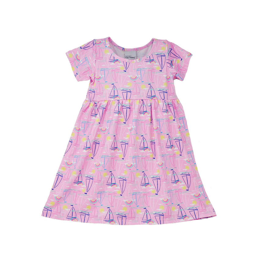 UPF 50+ Laya Short Sleeve Tee Dress