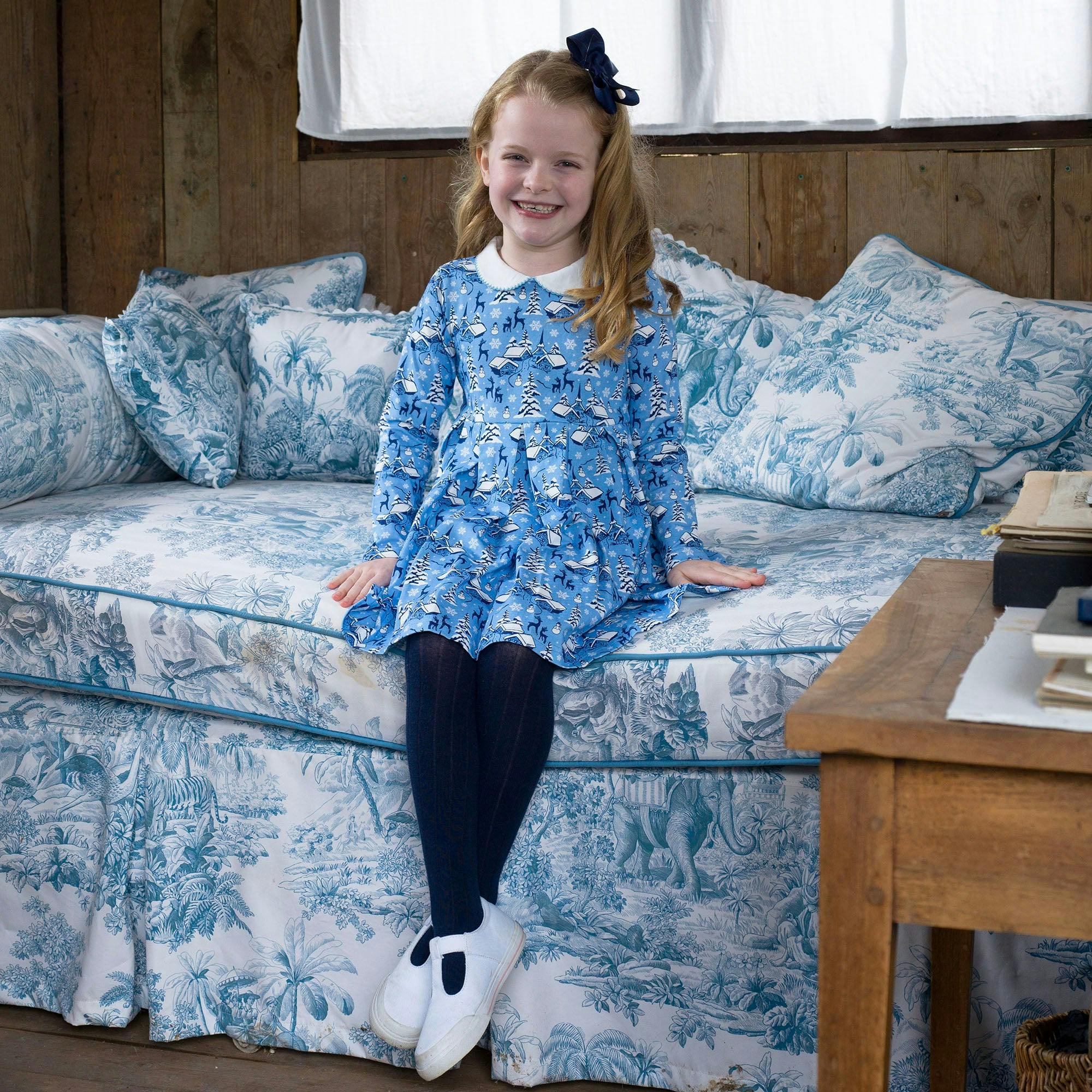Snow Chalet Jersey Dress