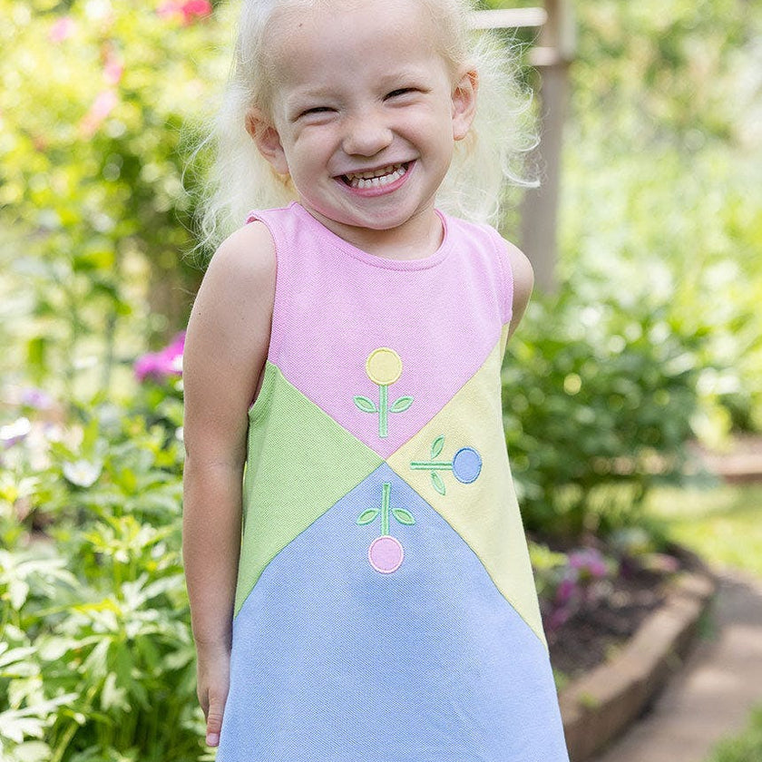 Knit Dress With Flowers