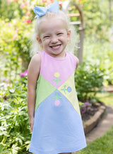 Knit Dress With Flowers