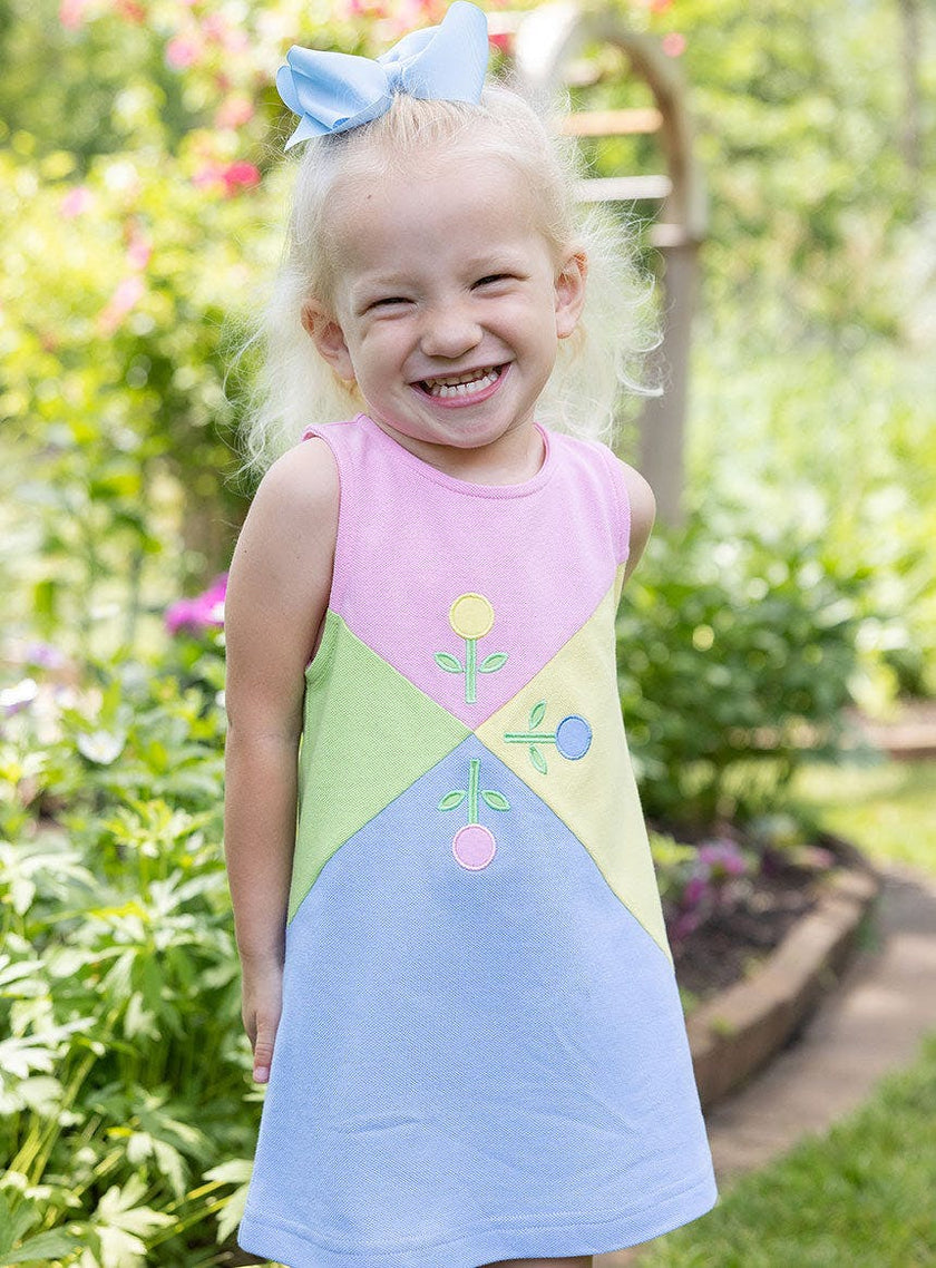 Knit Dress With Flowers