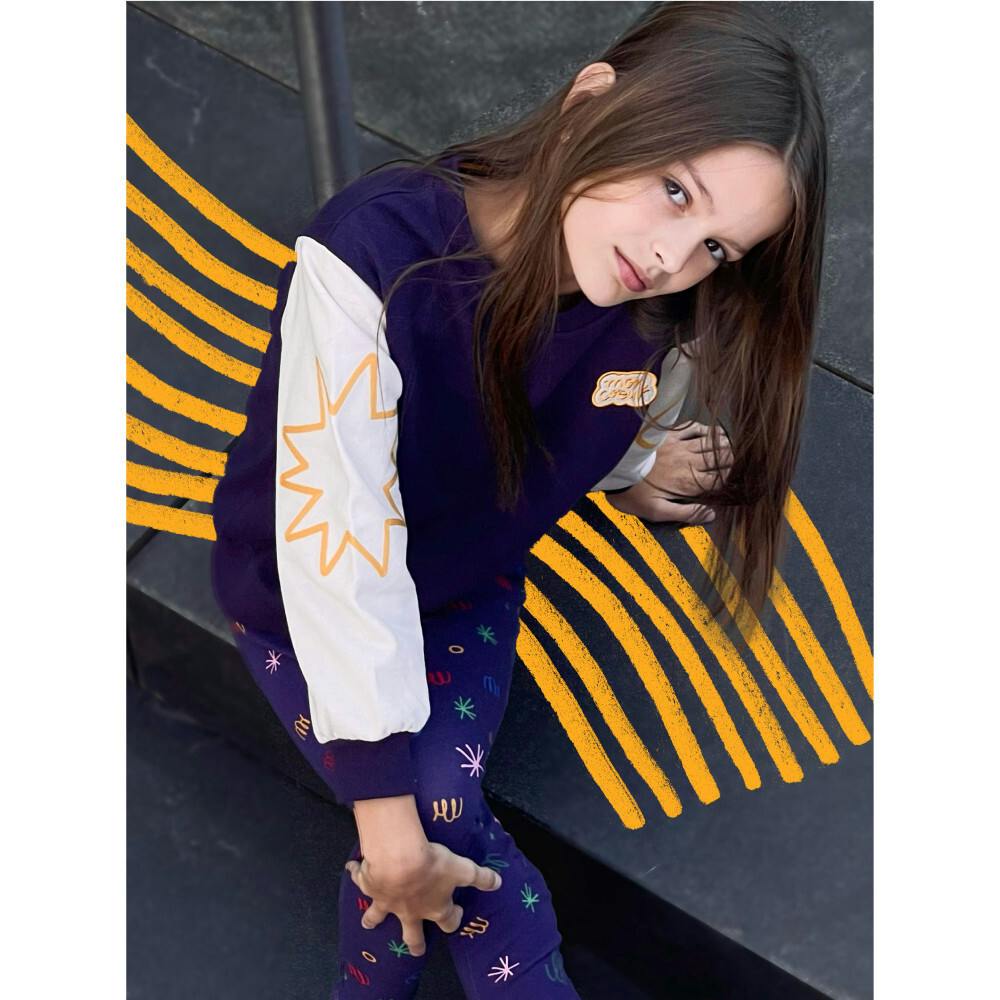 Recycled Cotton Shapes Kid Sweatshirt
