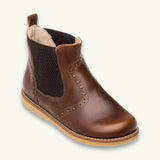 Leather Bootie | Apache Brown