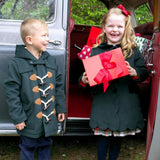 Green Scalloped Dress Coat