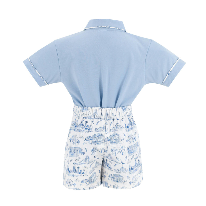 Fields Boy Polo Set - Dallas