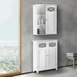 Dawson Wooden Wall Cabinet with Cross Molding