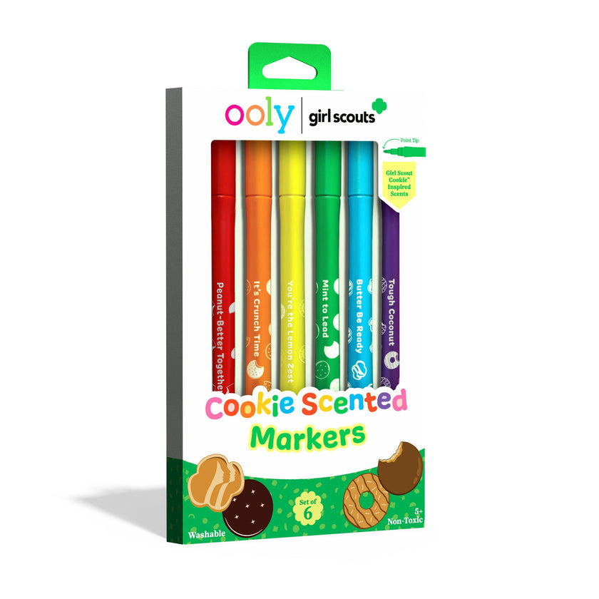 OOLY x Girl Scouts Cookie Scented Markers - Set of 6