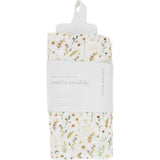 Organic Cotton Muslin Swaddle Blanket - Floral Field
