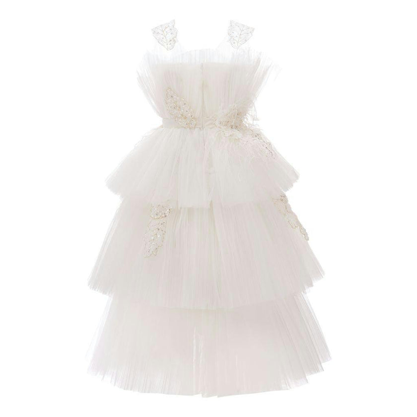 White Zayante Tiered Dress
