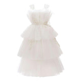 White Zayante Tiered Dress