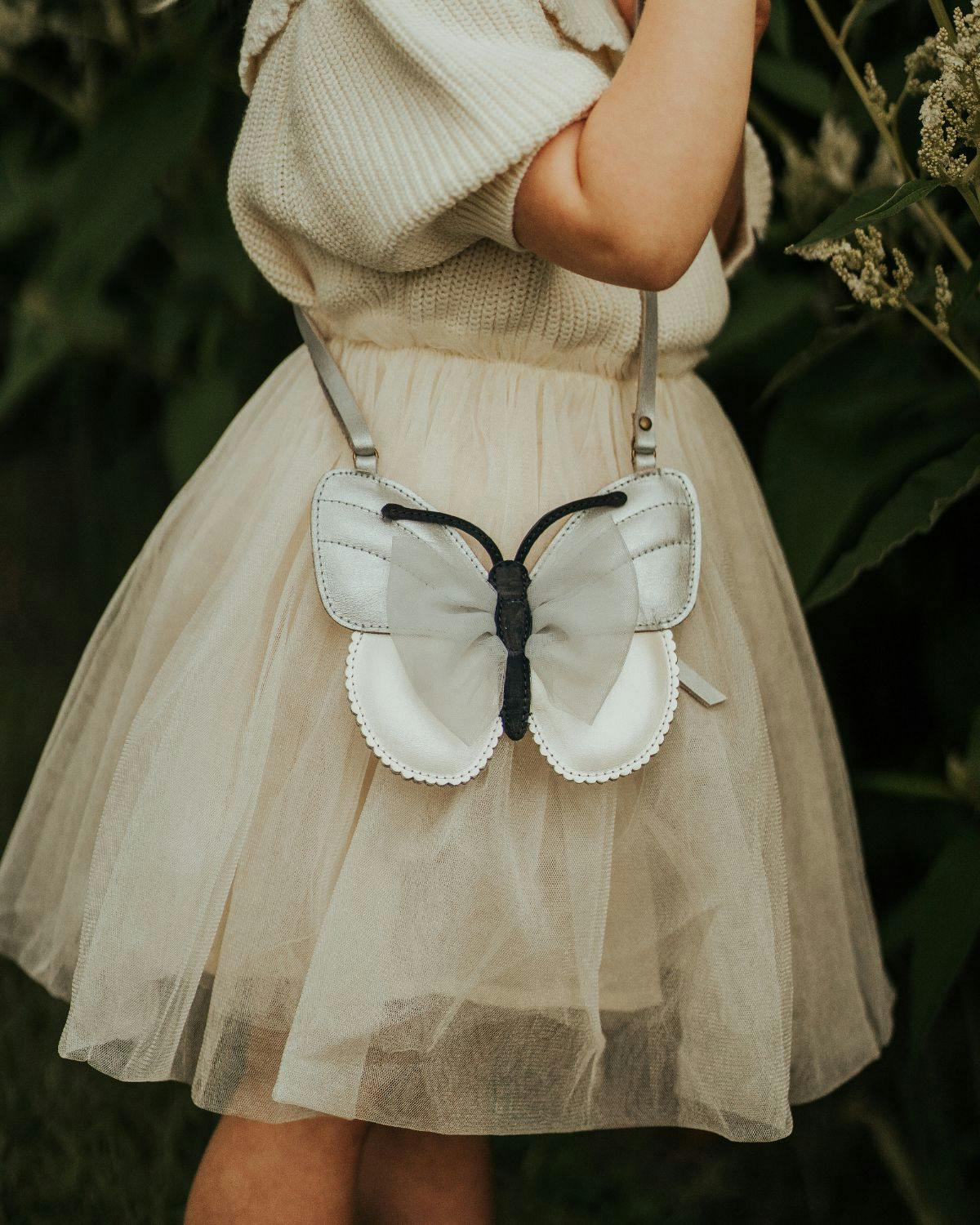 Pien Skirt | Off White Metallic