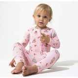 Nutcracker Pink Bamboo Convertible Footie