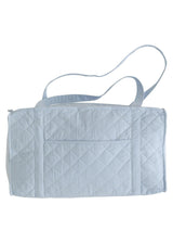Quilted Luggage - Light Blue