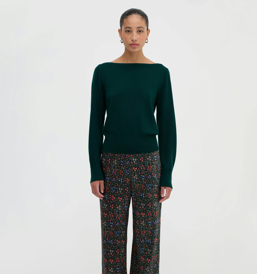 The Amelia Sweater - Pine Green