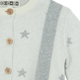 Stars Cardigan & Knit Pants Baby Set