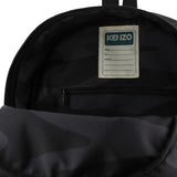 Black Embroidered Backpack