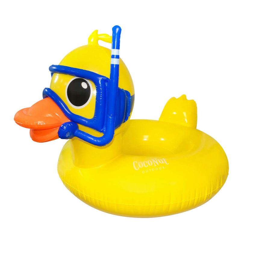 Rubber Duckie with Snorkel Pool Float