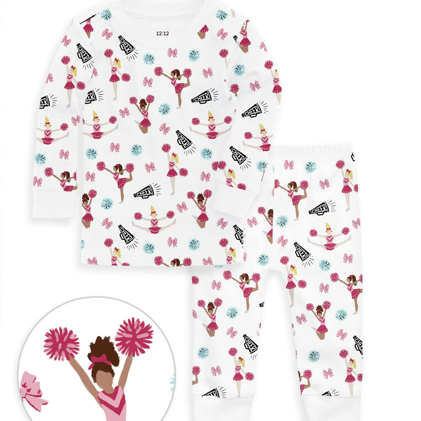 The Organic Long Sleeve Pajama Set [Cheer]