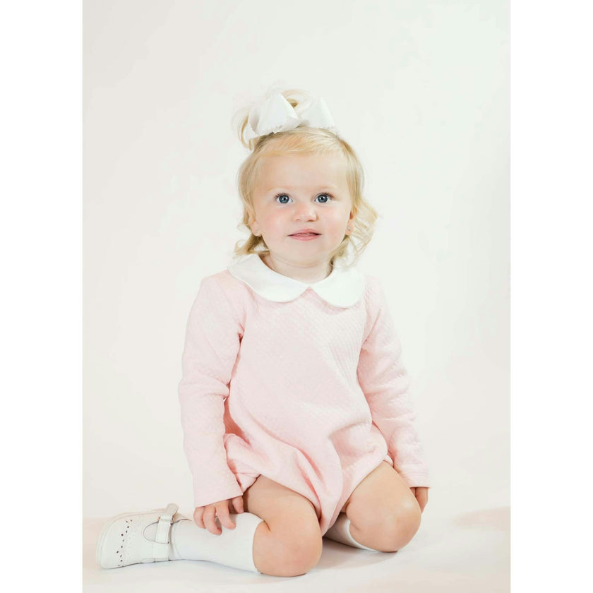Diamond Quilt Long Sleeve Pima Bubble