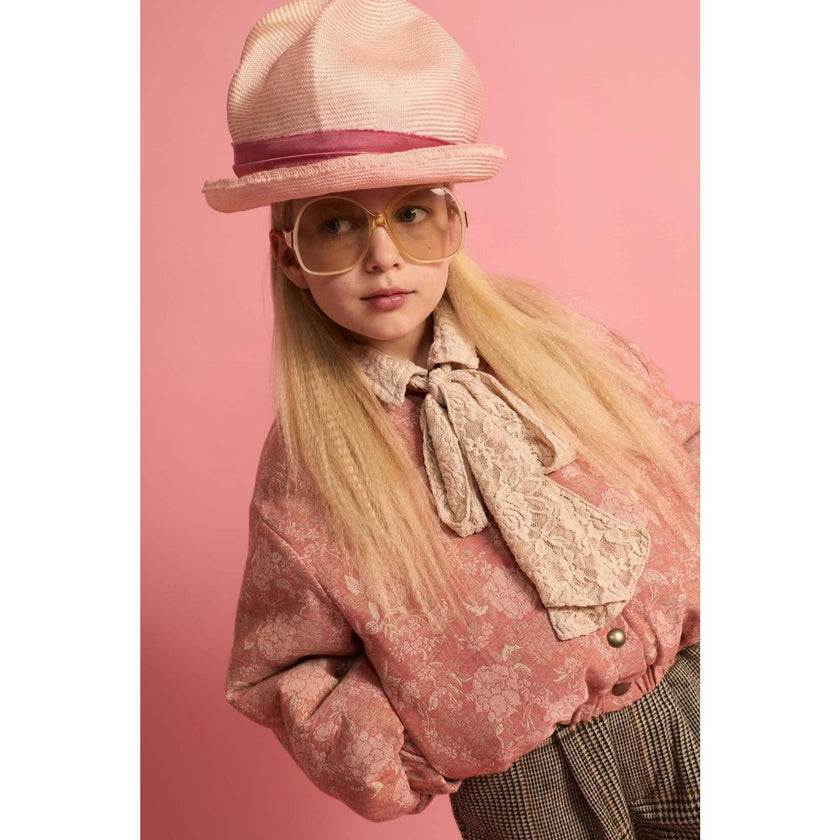 Wildflower Bomber Jacket Pink Flowers