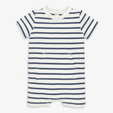 Baby french terry shortie in stripe