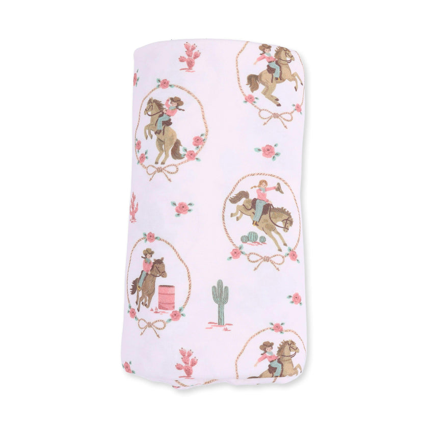 Cowgirl Cameos - Swaddle Blanket