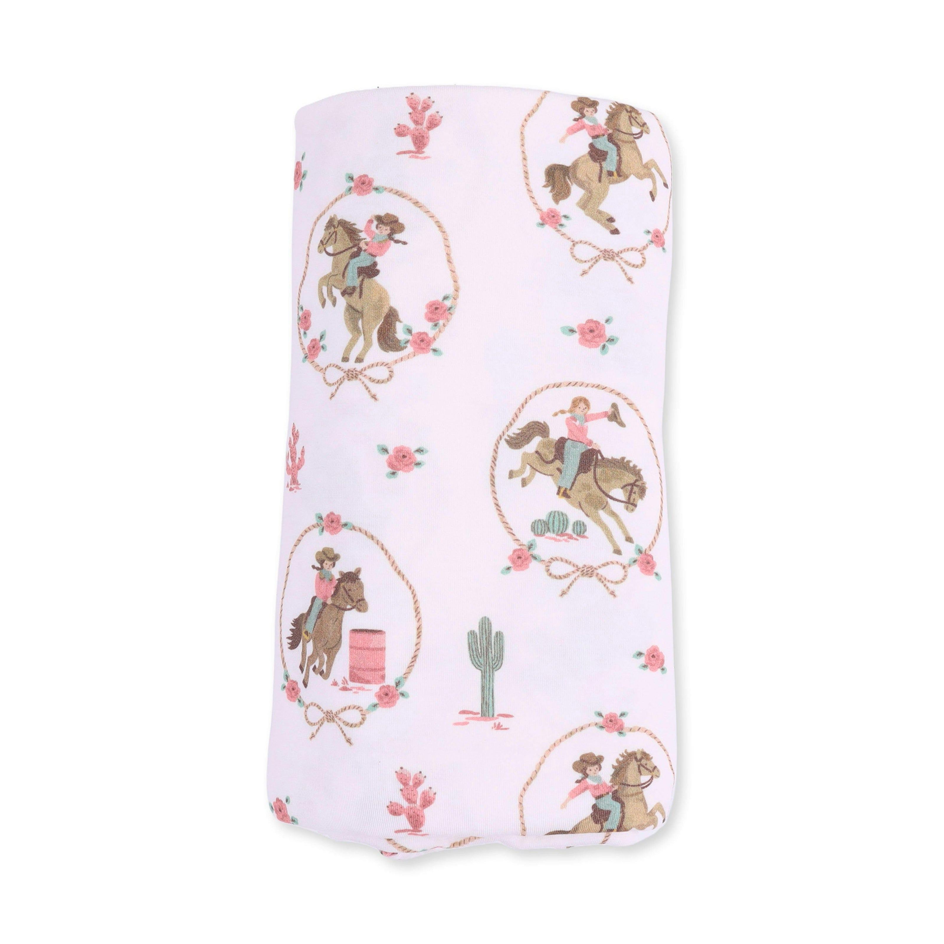 Cowgirl Cameos - Swaddle Blanket