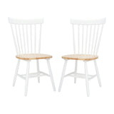 Set of 2 Parker Spindle Accent Chairs