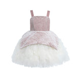 Pink Glitter & Tulle Celebration Dress
