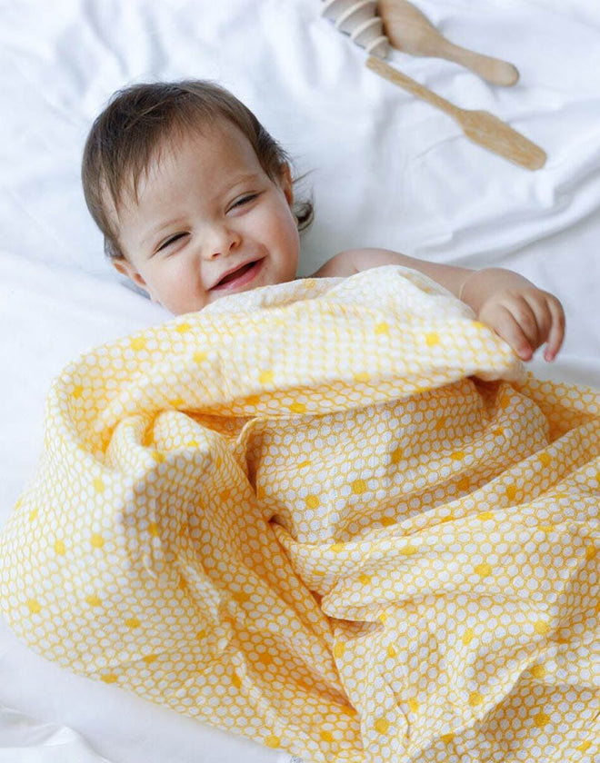 Organic Cotton Muslin Swaddle
