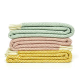 Mornington New Wool Baby Blanket - Dusky Pink