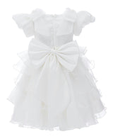 White Bonaventura Ruffle Dress