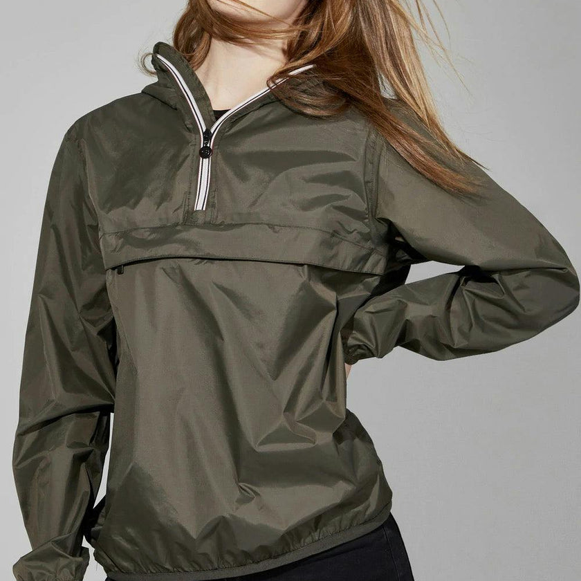 Torba Quarter Zip light Packable Rain Jacket