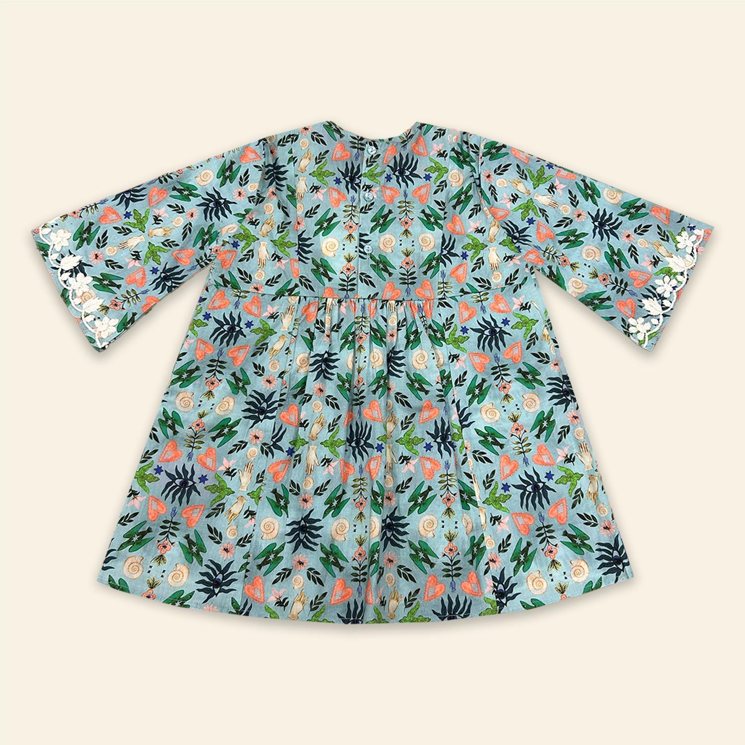 Kids Mia Dress Kaleidoscope Charms