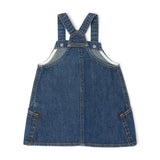 Blue Arrow Denim Pinafore Dress