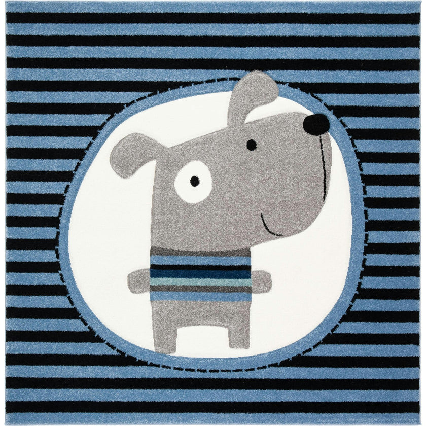 Carousel Kids Buster Rug, Navy