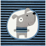 Carousel Kids Buster Rug, Navy