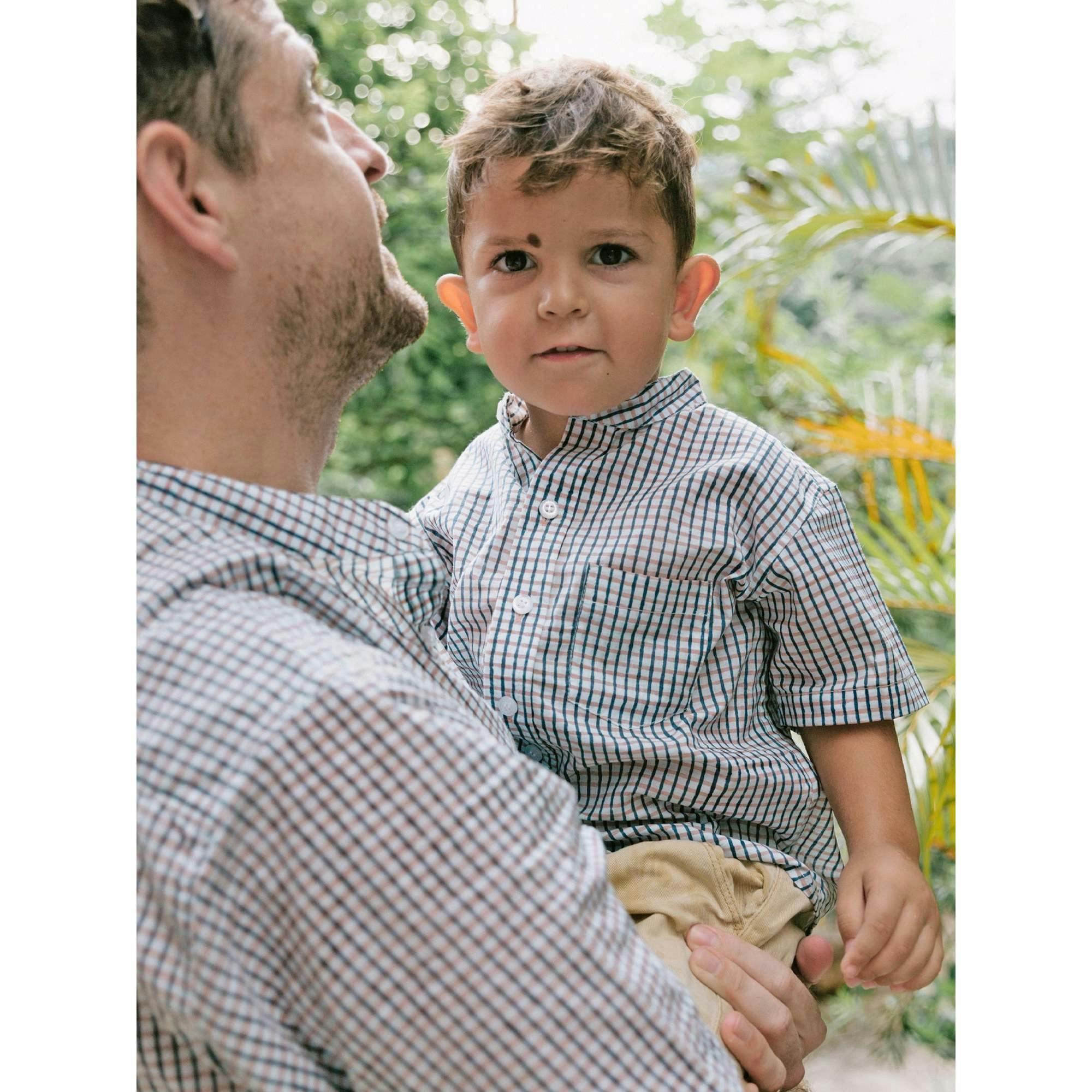 Block Printed Shirt for Boys