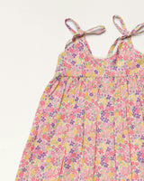 Alena Dress - Emma Floral Purple print