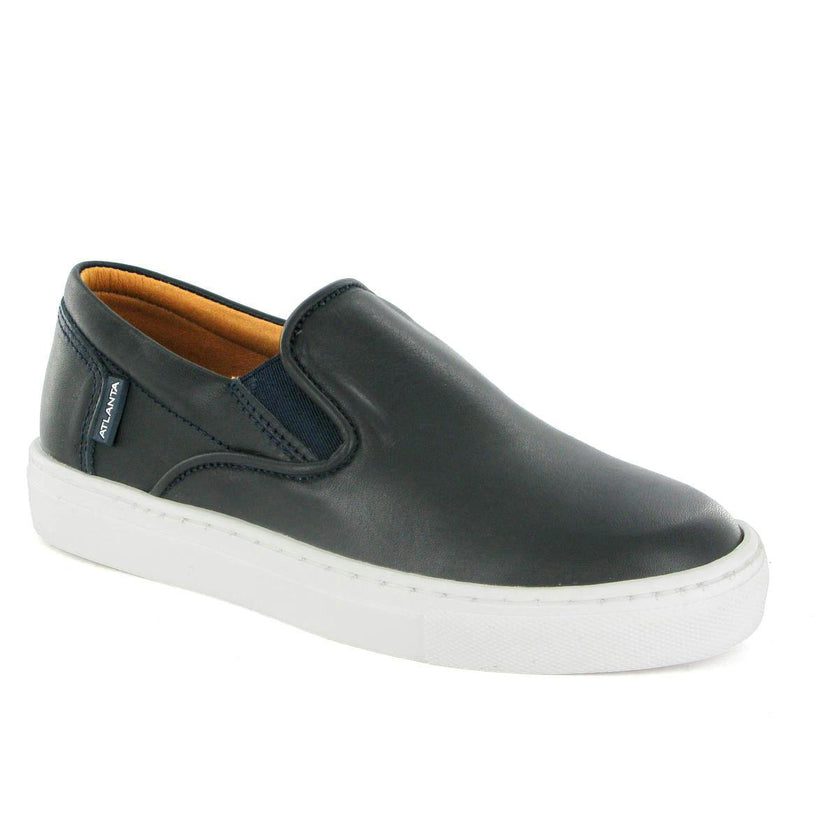 Slip On Sneakers - navy blue smooth