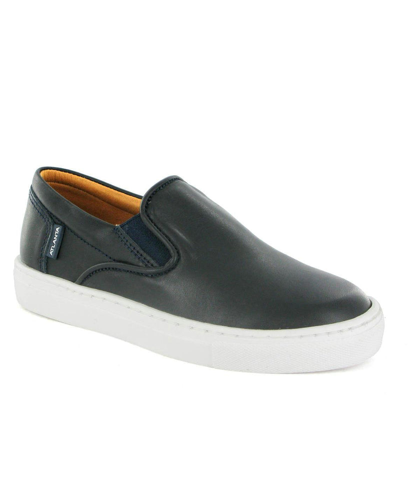 Slip On Sneakers - navy blue smooth