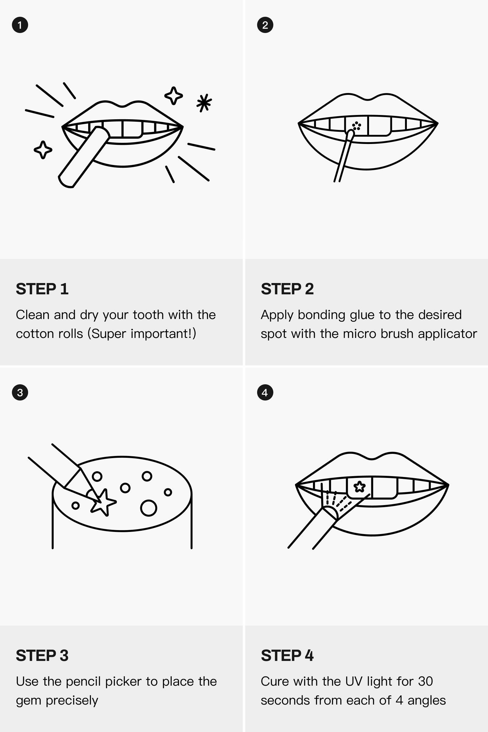 Gold Diamond - Diy Tooth Gem Kit